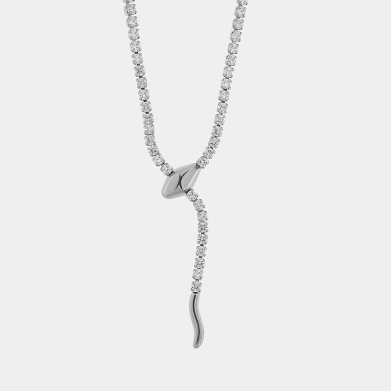 Collana in Acciaio tennis