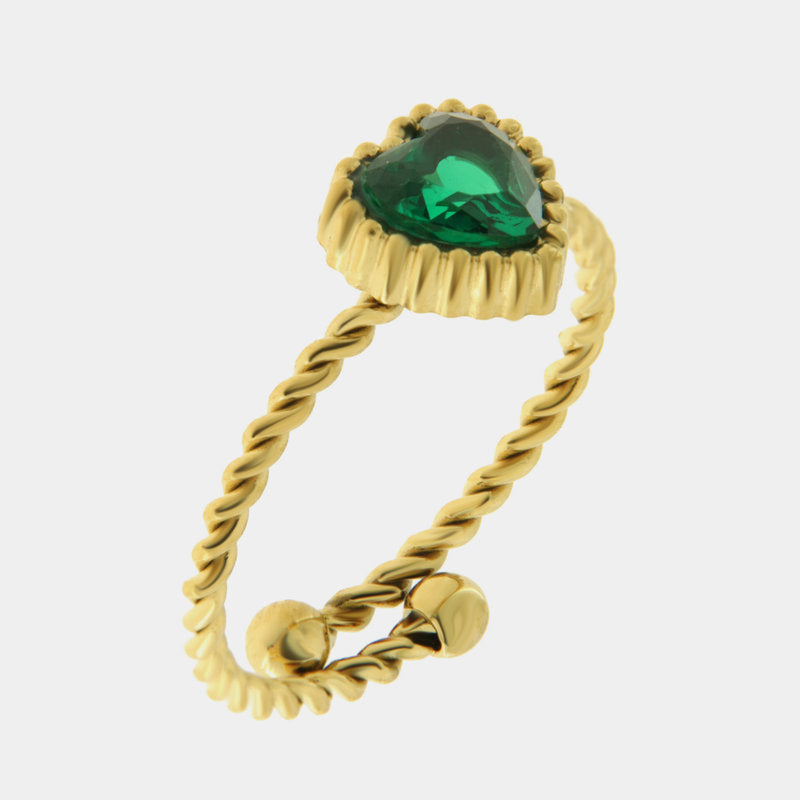 Anello in Acciaio con cuore