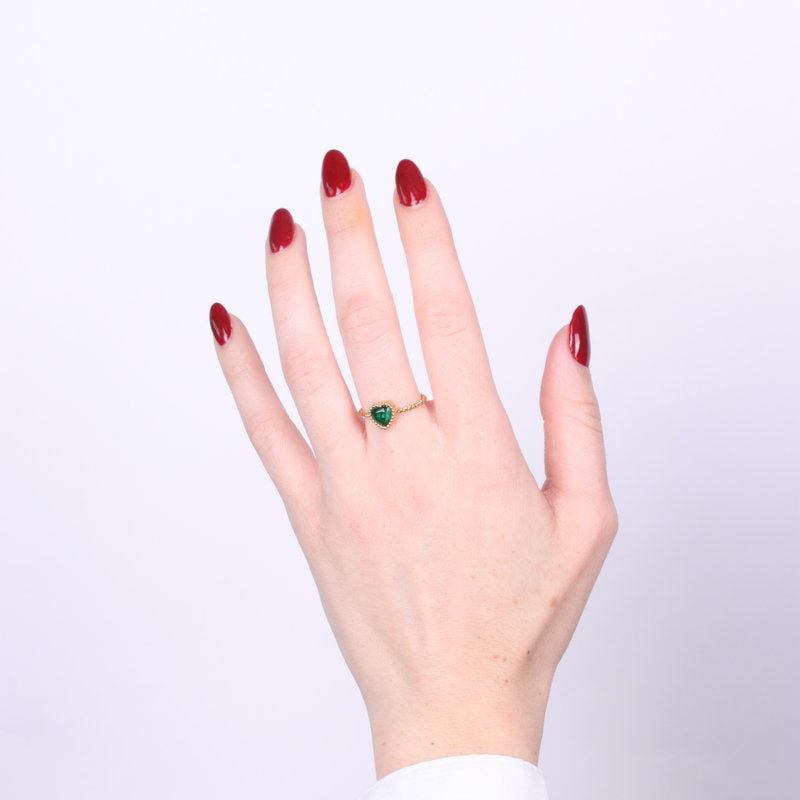 Anello in Acciaio con cuore