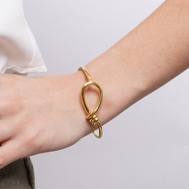 Bracciale rigido in Acciaio nodo
