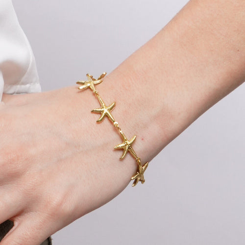 Bracciale in Acciaio stelle marine