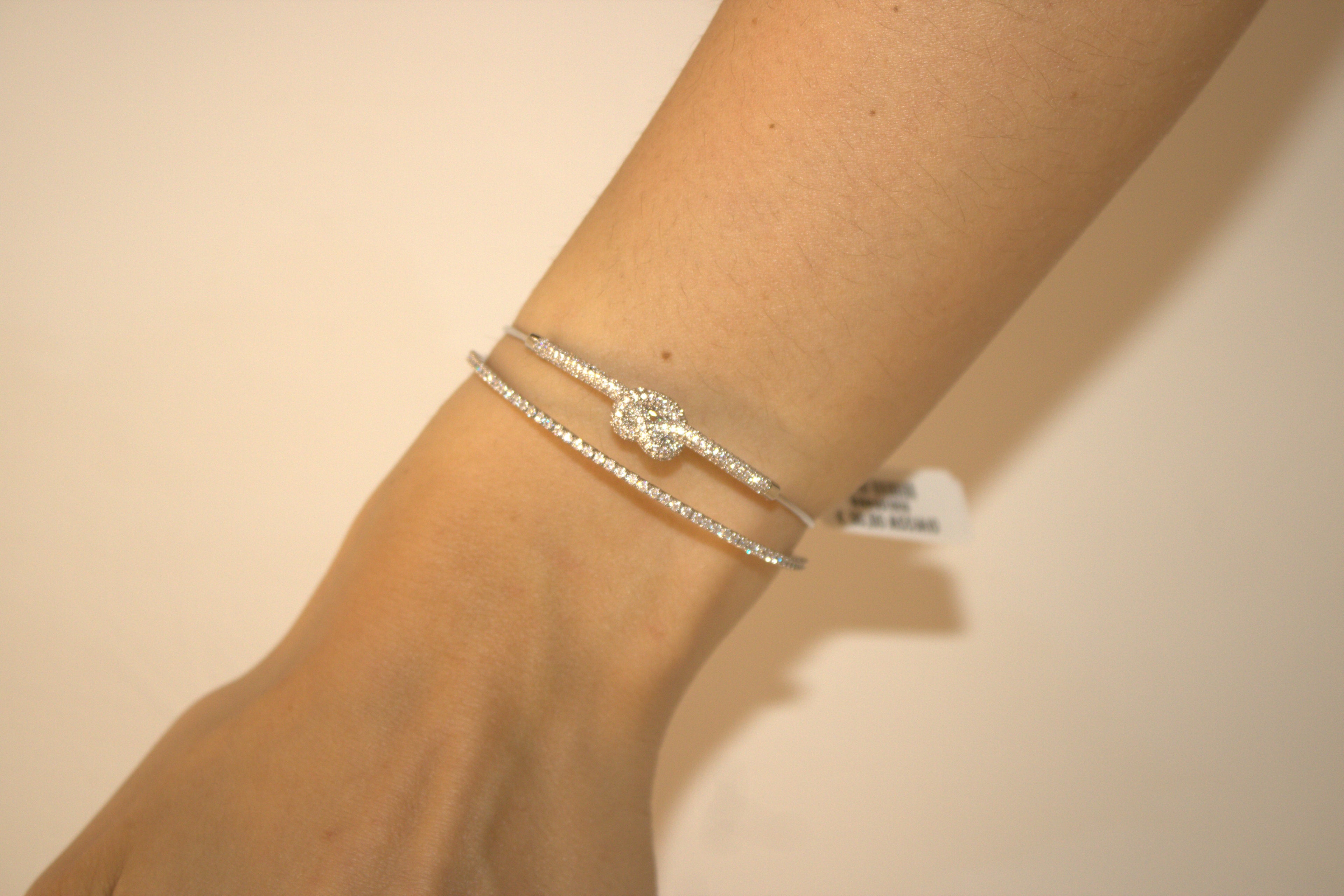 BRACCIALE IN ACCIAIO RIGIDO A DOPPIO FILO