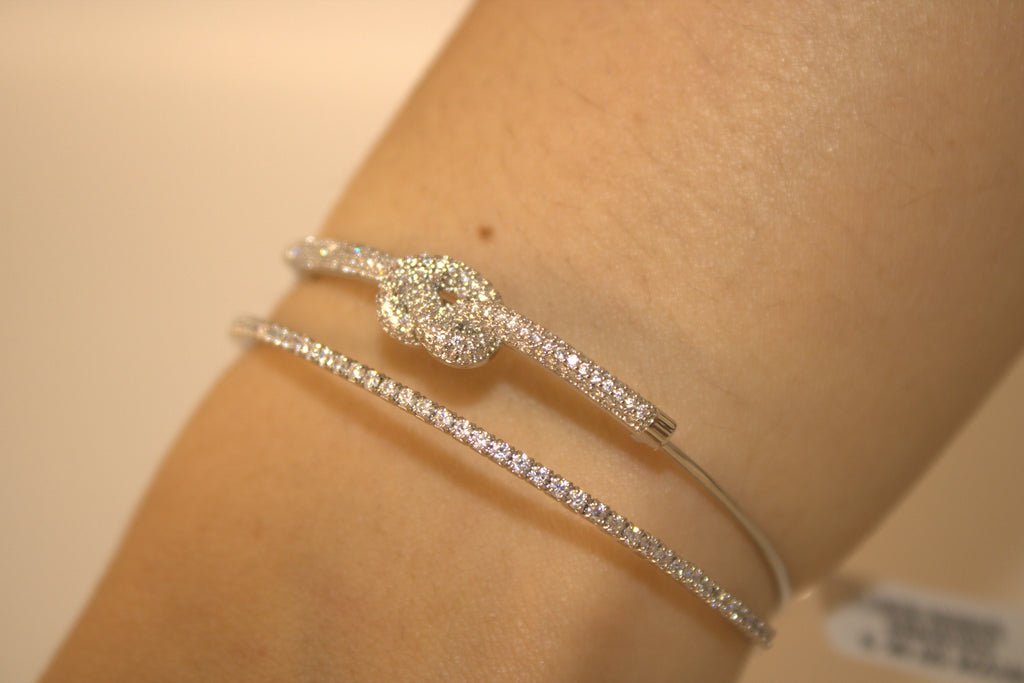 BRACCIALE IN ACCIAIO RIGIDO A DOPPIO FILO