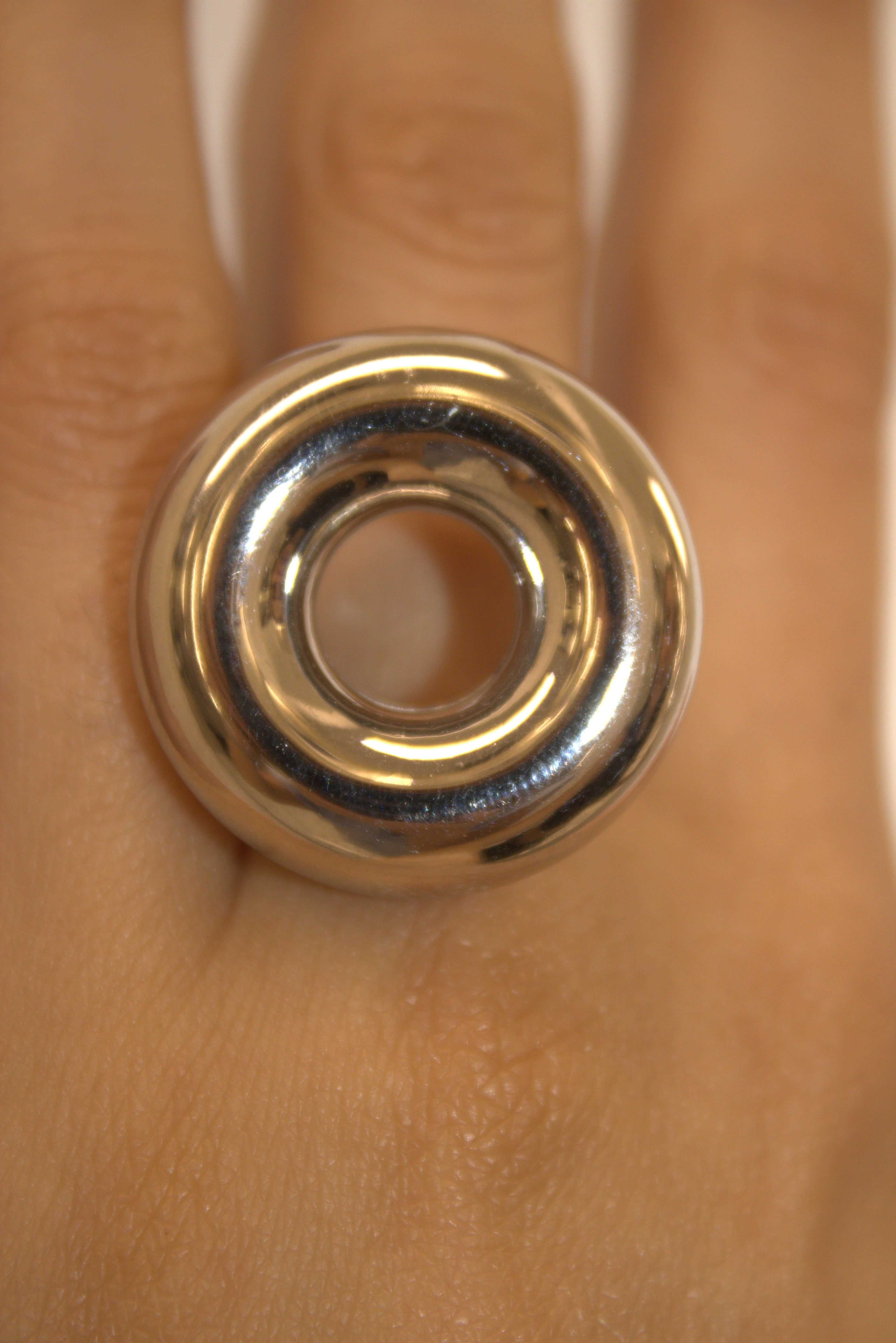 ANELLO IN ACCIAIO REGOLABILE BIG DONUT