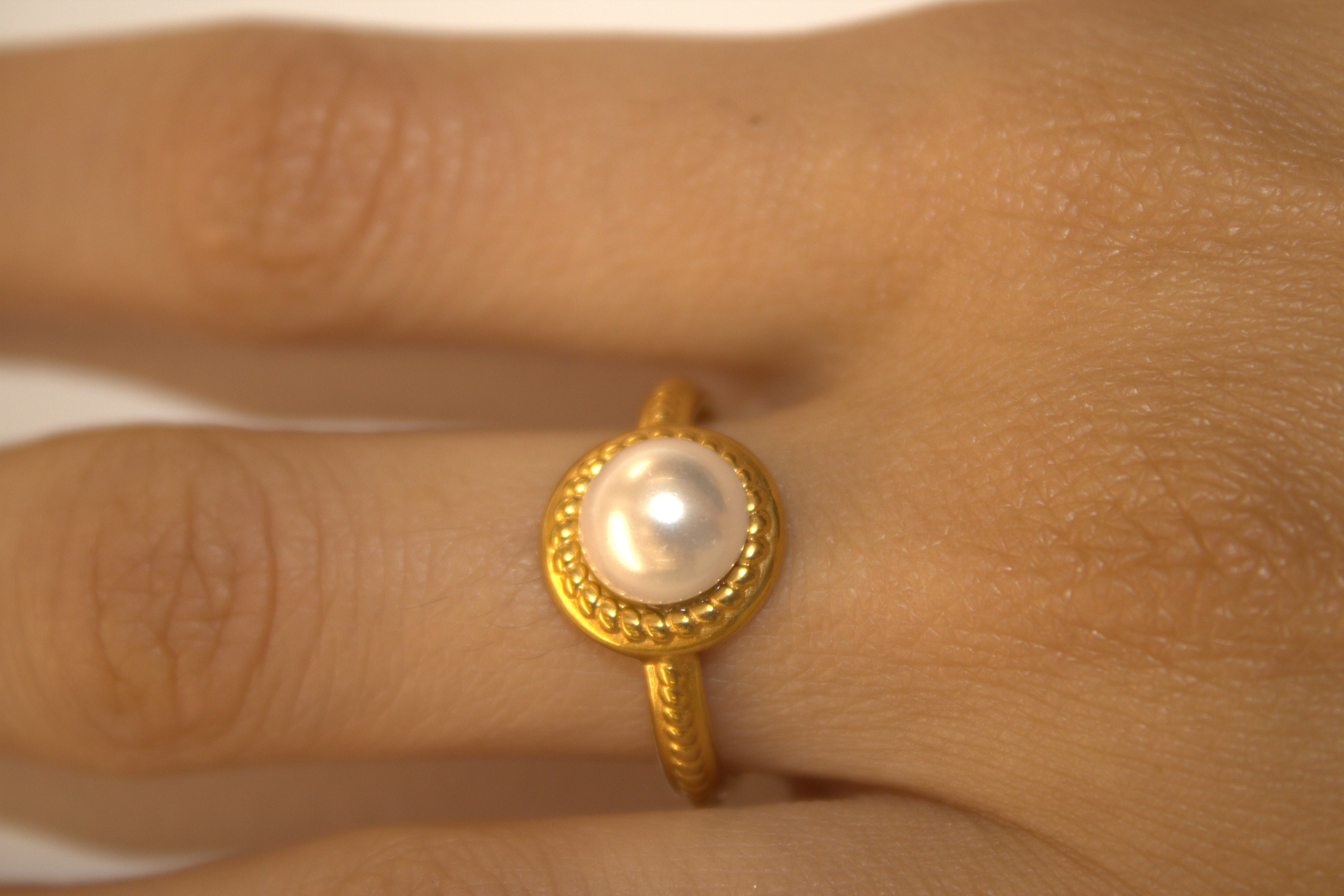 ANELLO REGOLABILE VINTAGE CHIC-ROTONDO