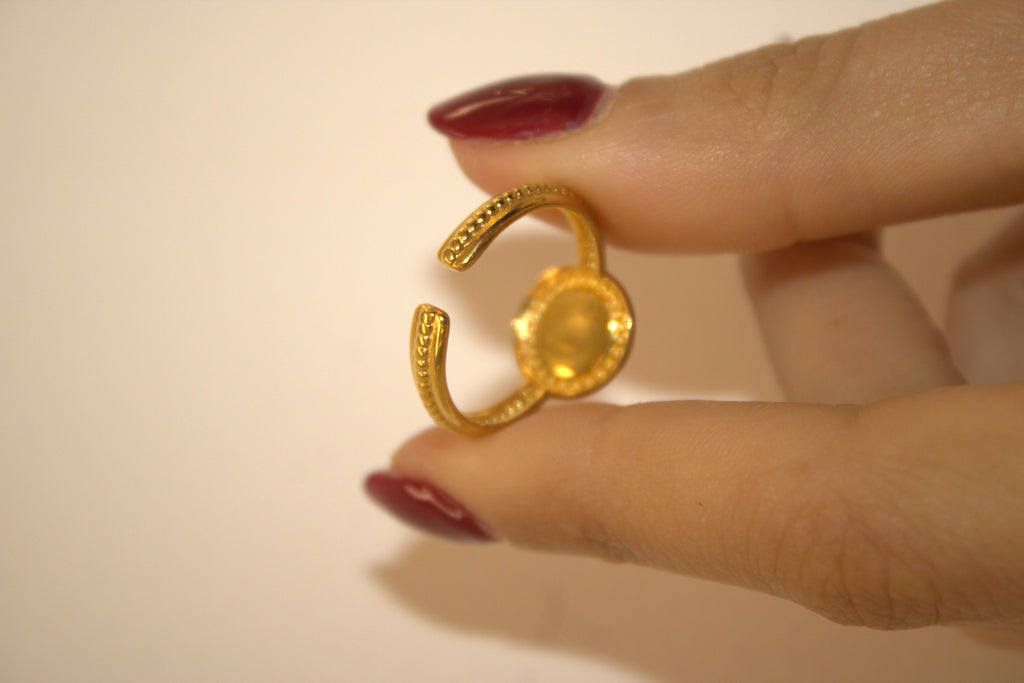 ANELLO REGOLABILE VINTAGE CHIC-ROTONDO