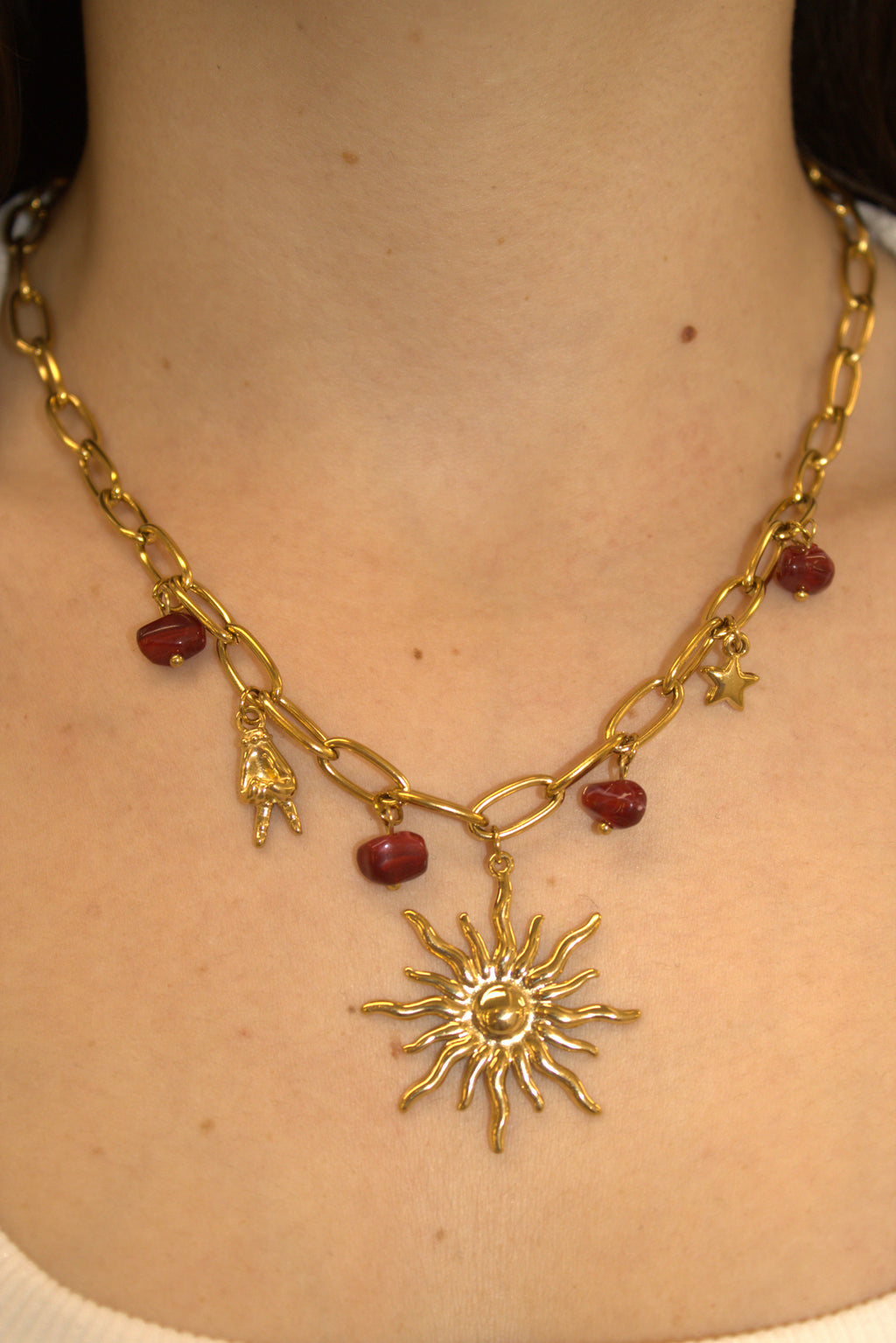 COLLANA  IN ACCIAIO "KYRA"