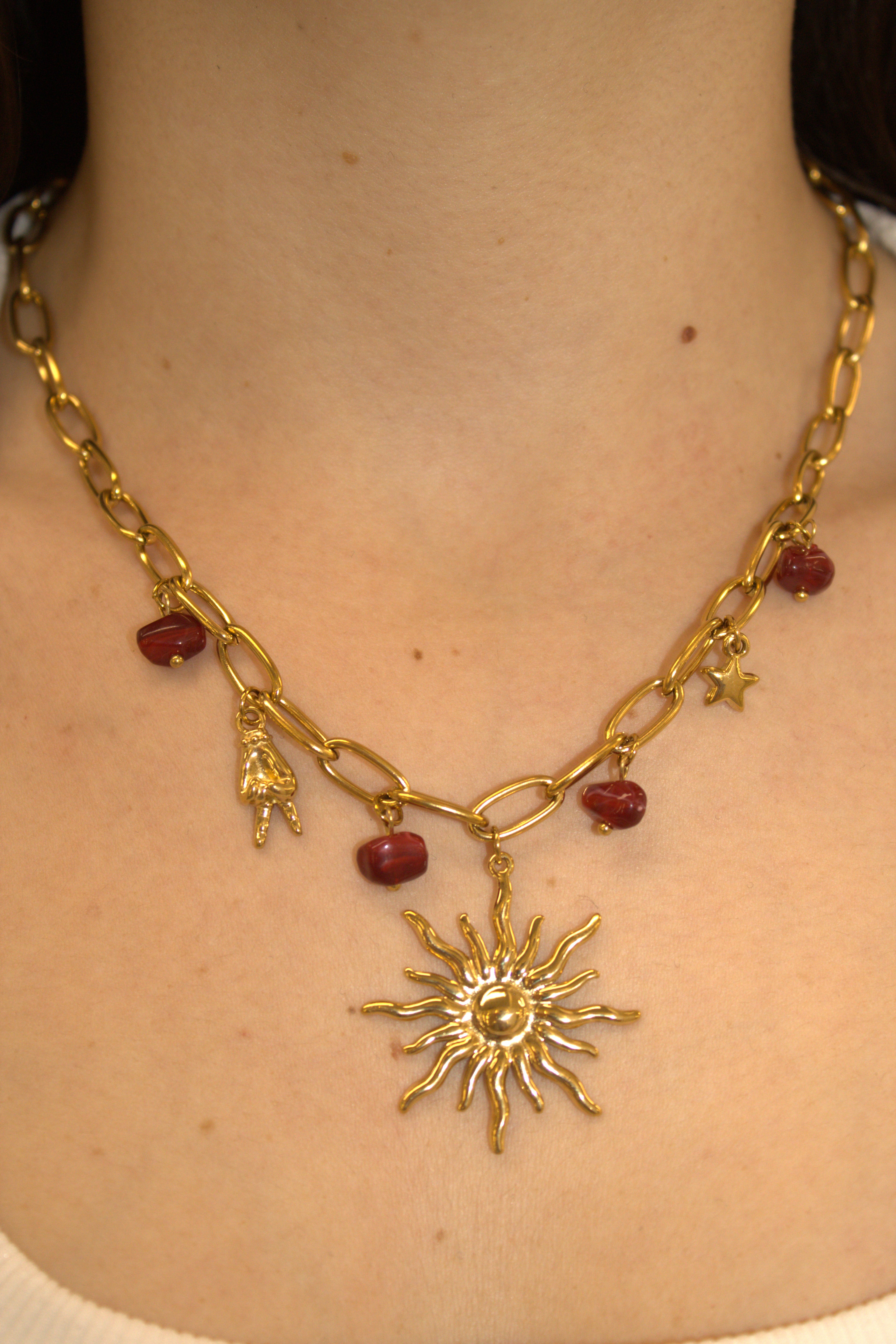 COLLANA  IN ACCIAIO "KYRA"