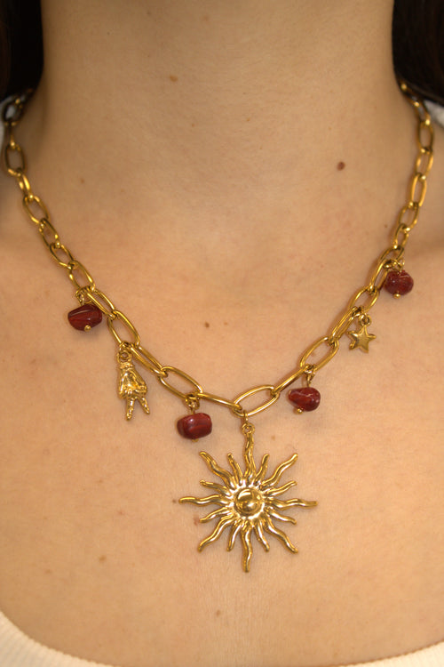 COLLANA  IN ACCIAIO "KYRA"