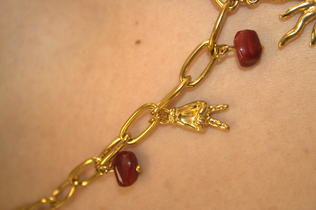 COLLANA  IN ACCIAIO "KYRA"