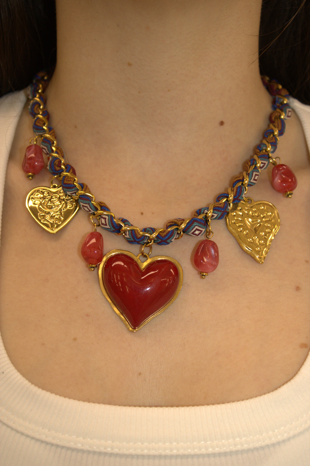 COLLANA IN ACCIAIO "KALIMA"