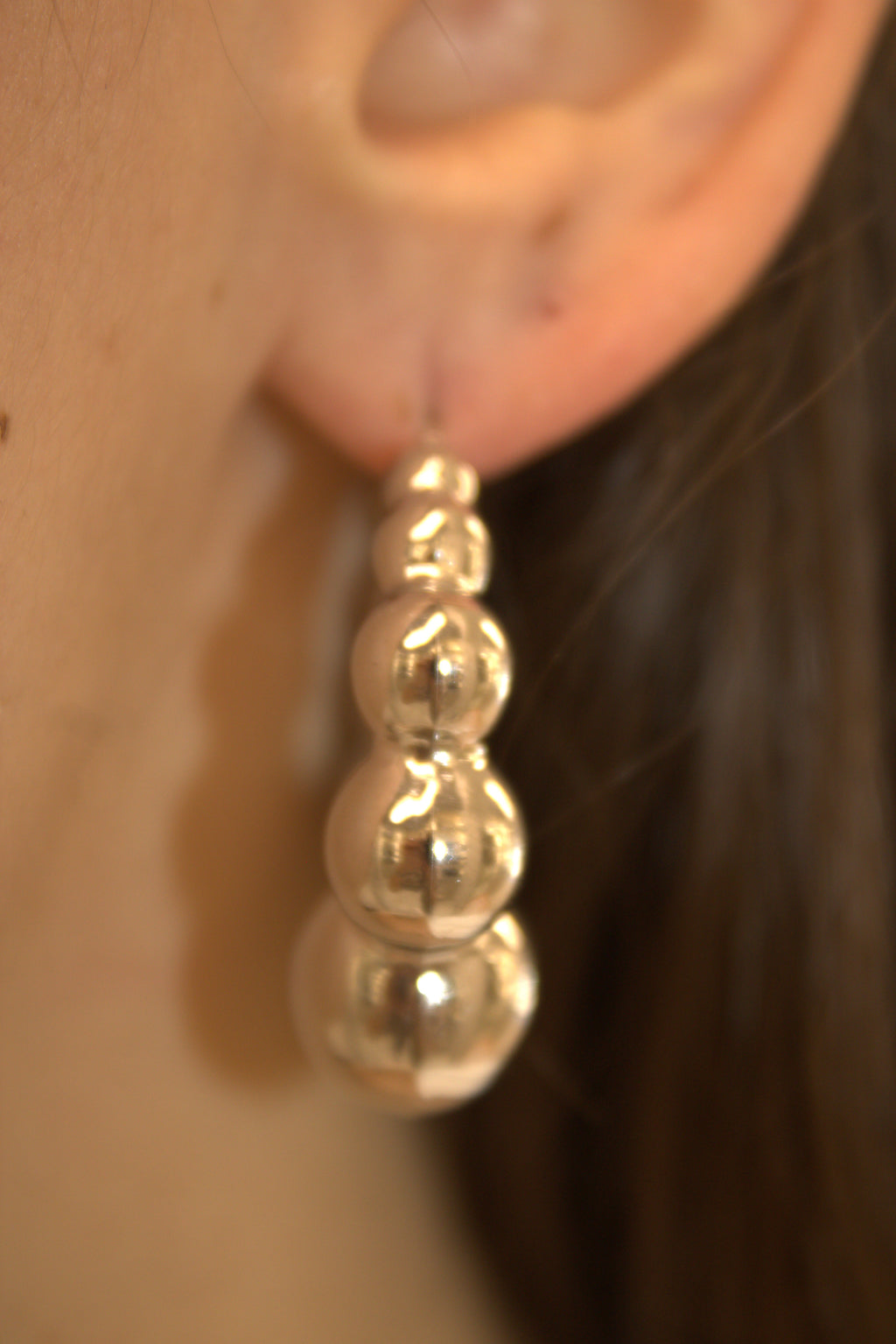 ORECCHINI IN ACCIAIO A CERCHIO BUBBLE HOOP