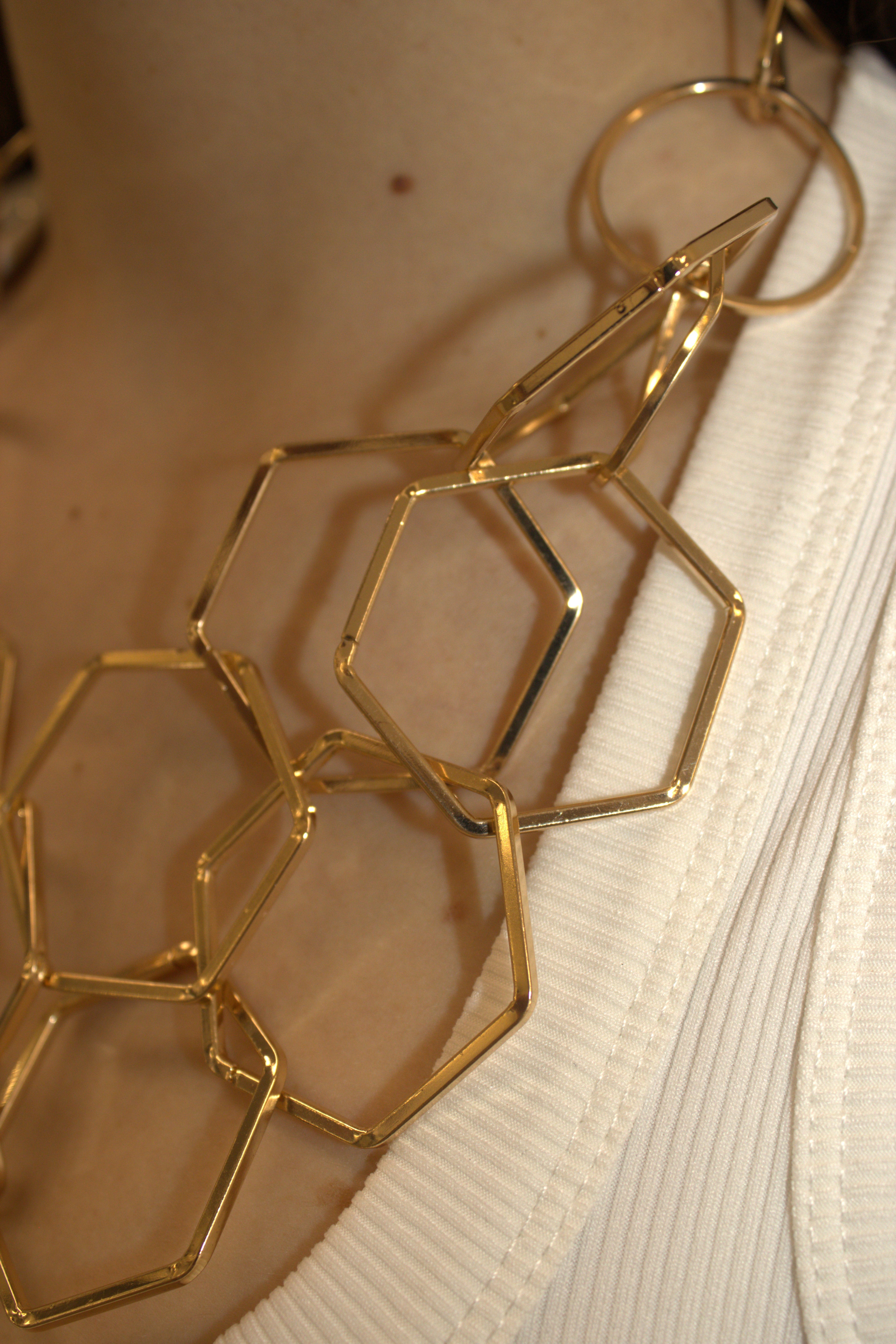 COLLANA IN ACCIAIO GEOMETRICA