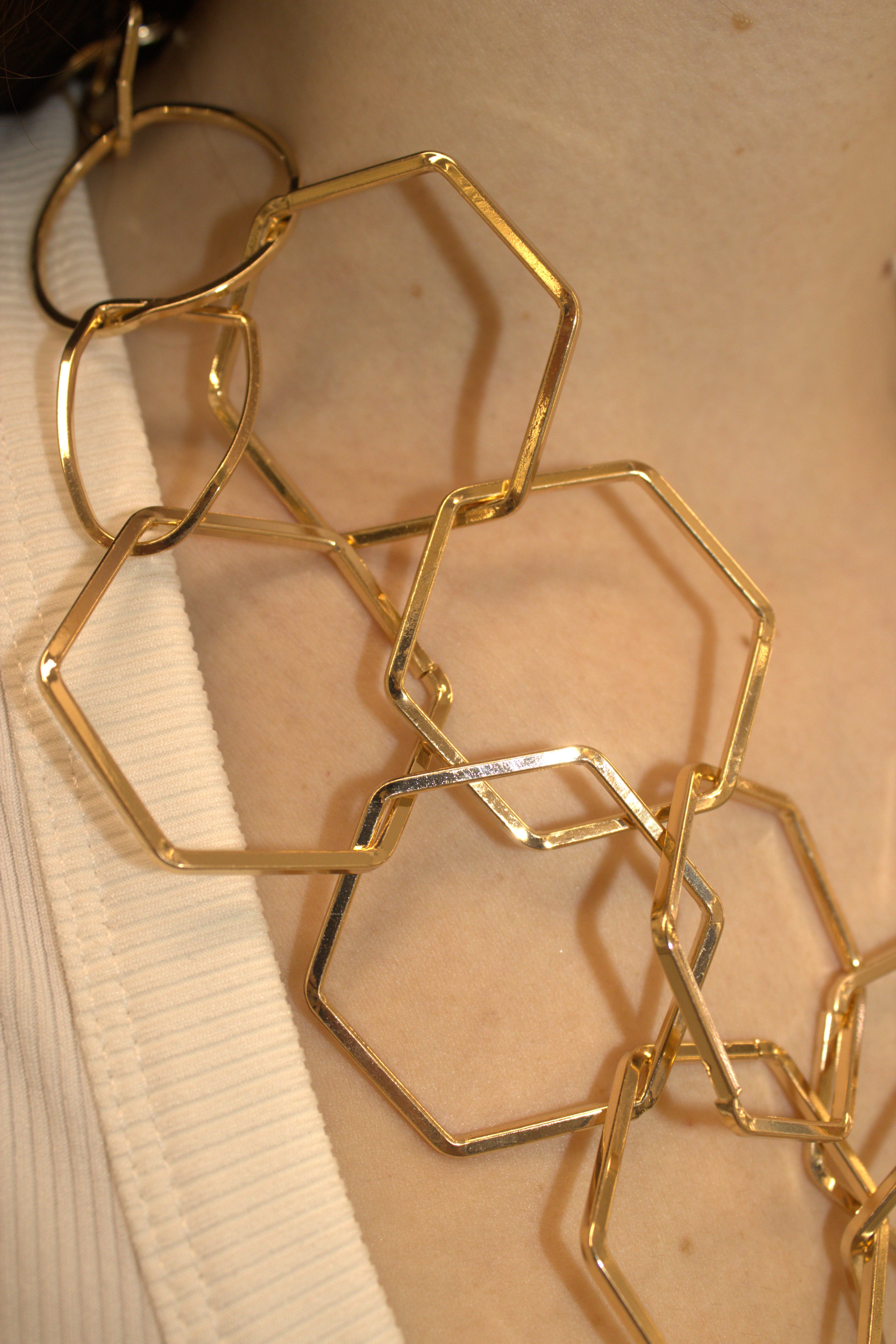 COLLANA IN ACCIAIO GEOMETRICA