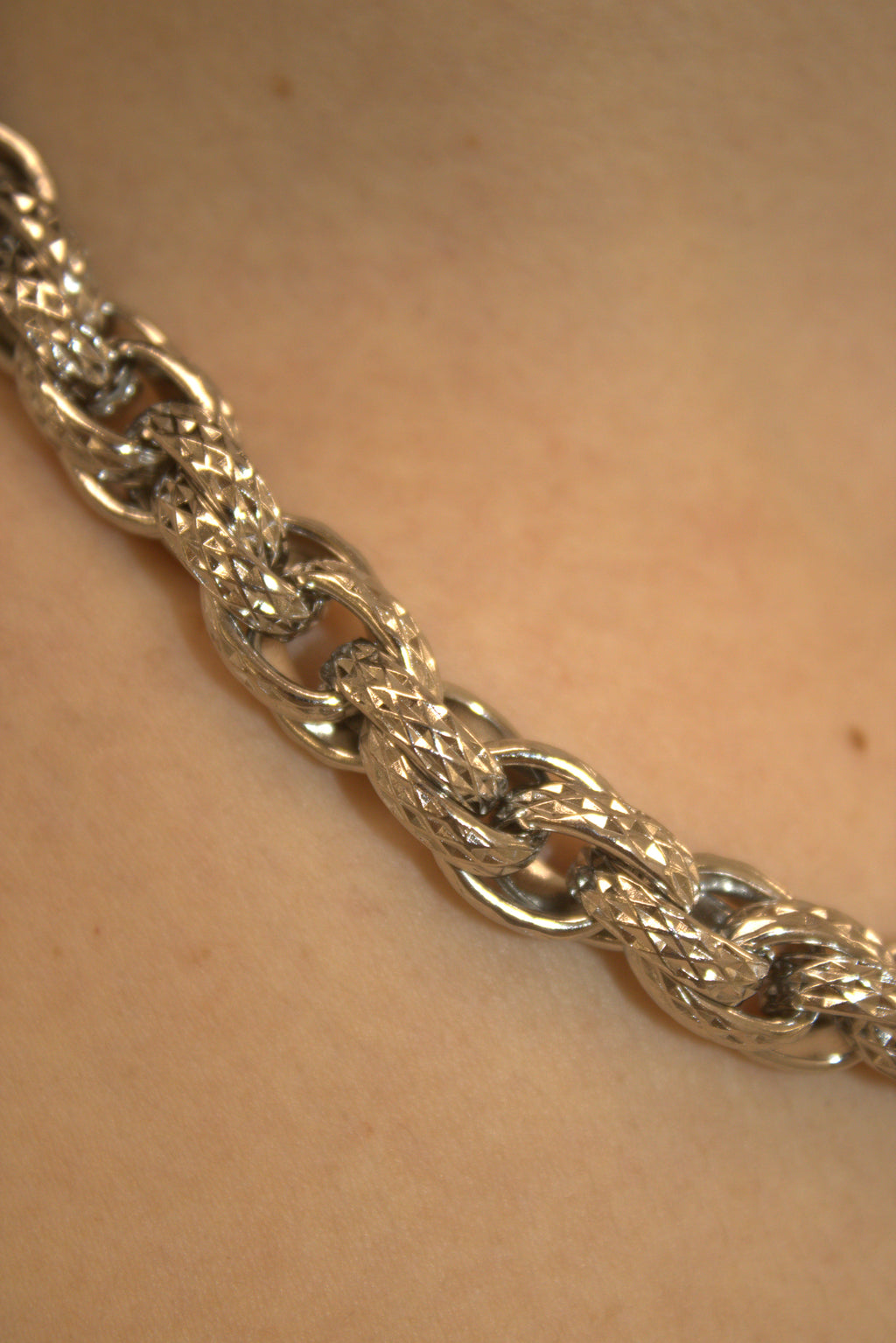 COLLANA IN ACCIAIO A CORDA BOLD