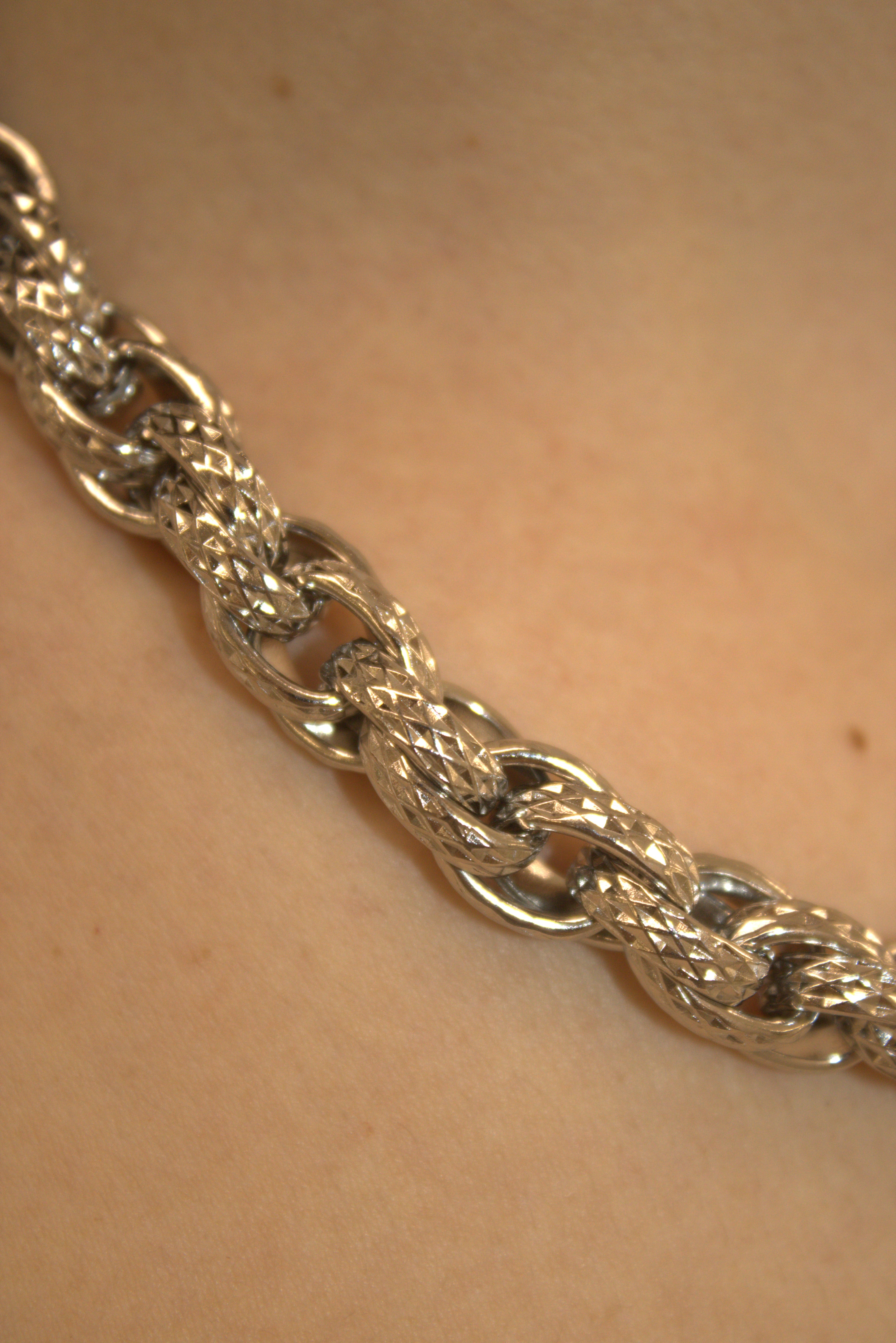 COLLANA IN ACCIAIO A CORDA BOLD