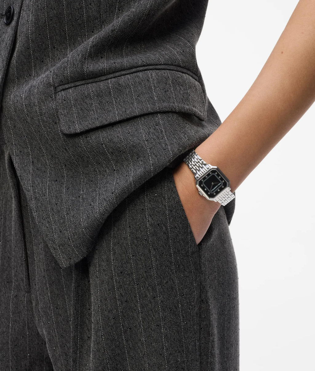 Orologio quadrato con logo