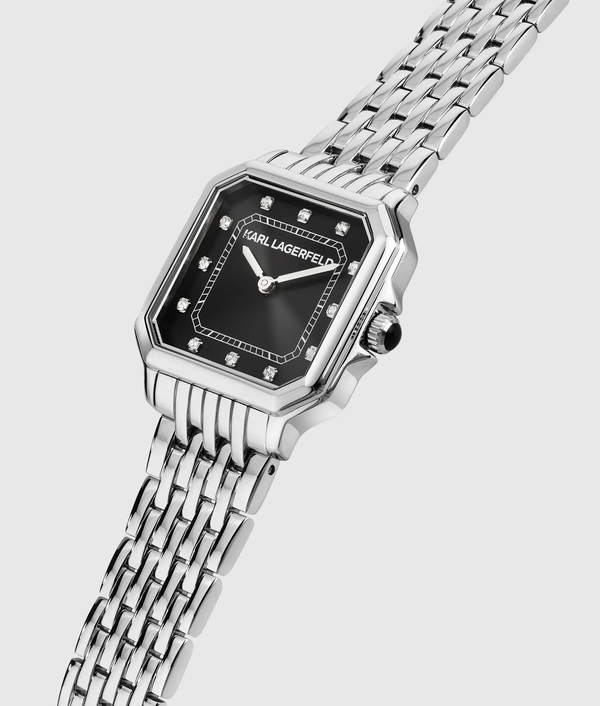 Orologio quadrato con logo