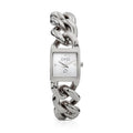 SQUARE CHAIN orologio con cassa  e bracciale in metallo