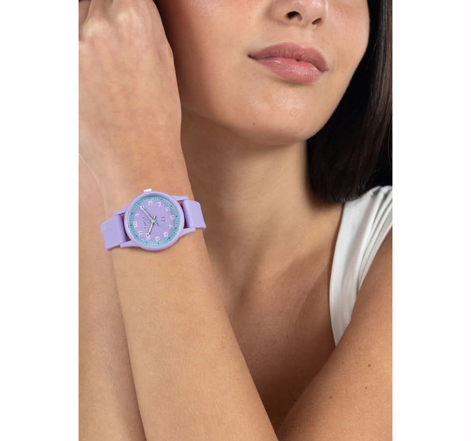 SILICON SPORT orologio con cassa in plastica e bracciale silicone colorato