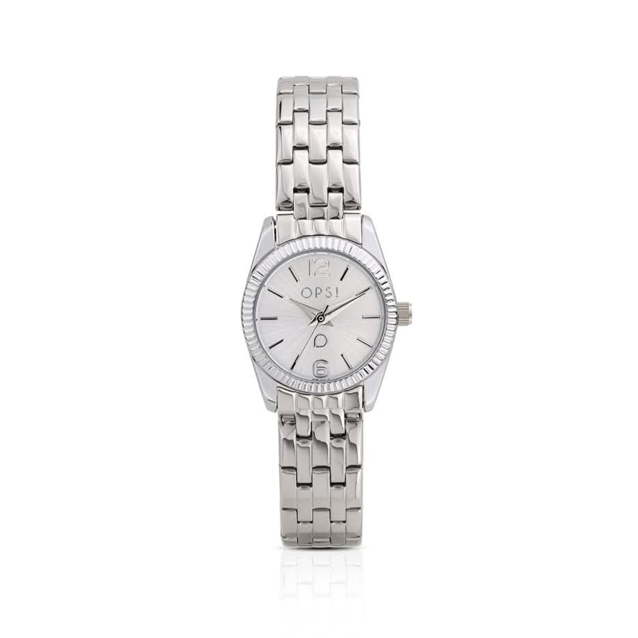 CLASSY orologio con cassa e bracciale in metallo