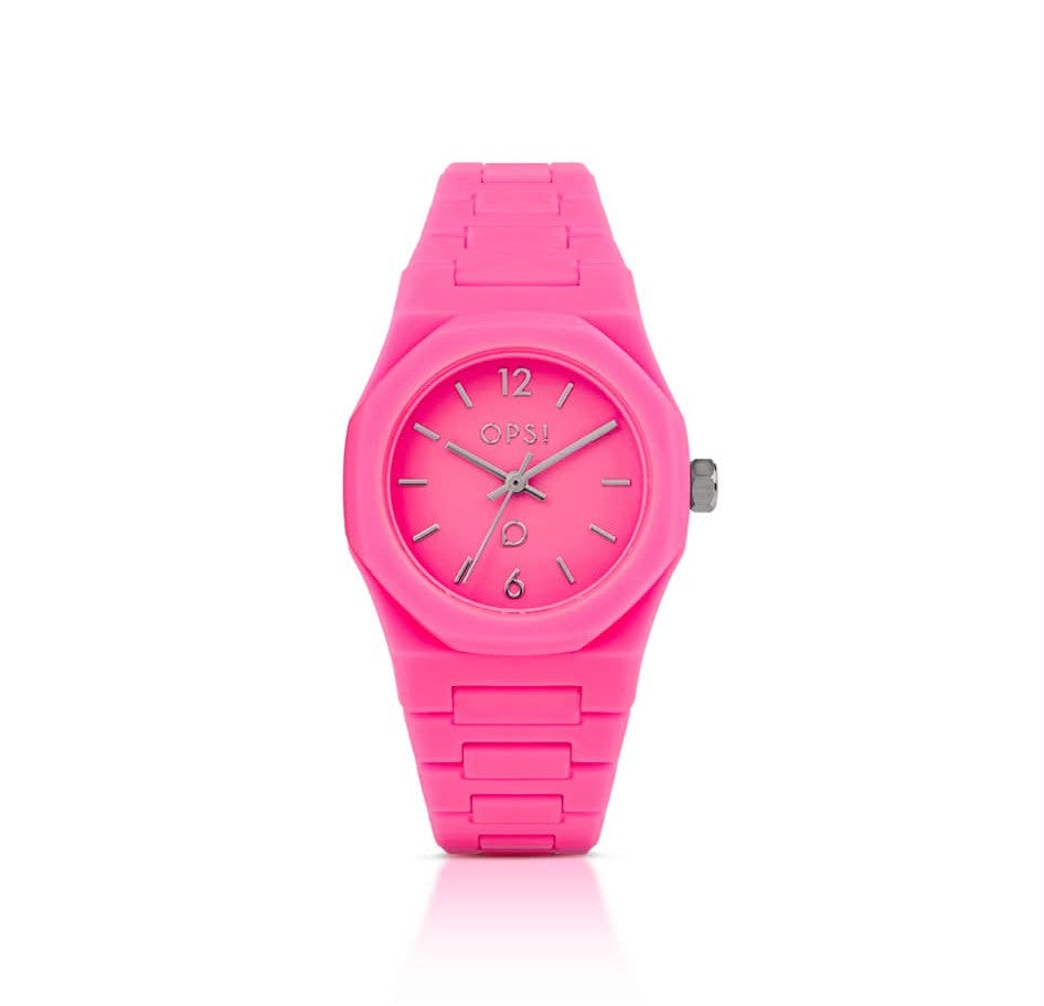 MONO orologio con cassa e bracciale in plastica colorata