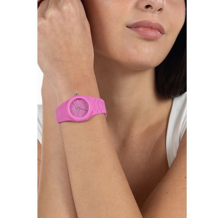 MONO orologio con cassa e bracciale in plastica colorata