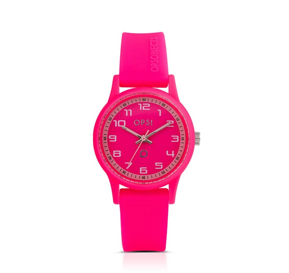 SILICON SPORT orologio con cassa in plastica e bracciale silicone colorato