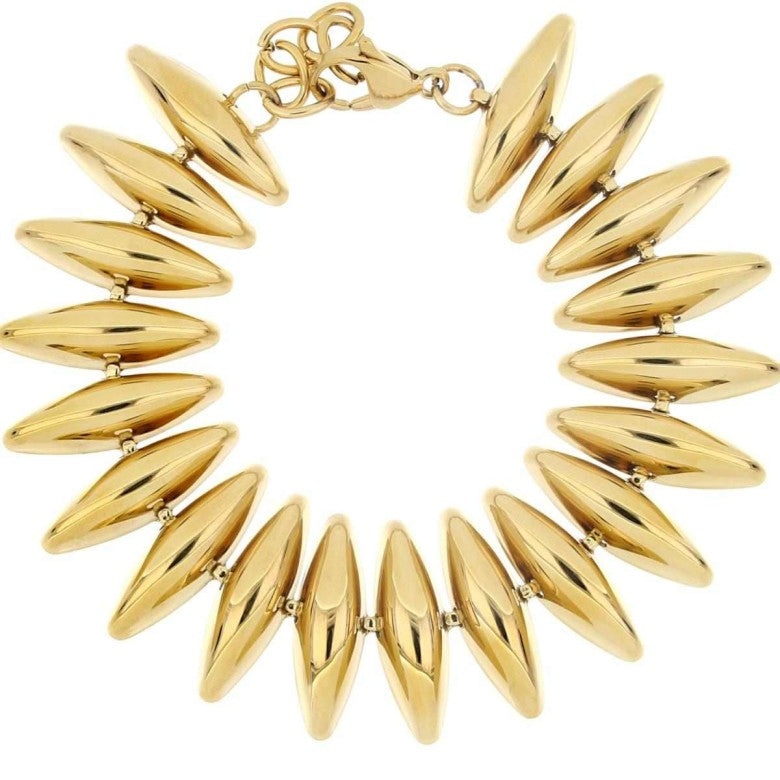 BRACCIALE IN ACCIAIO A CHICCHI