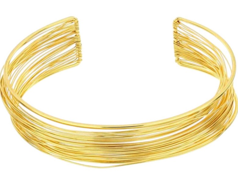 COLLANA IN ACCIAIO GIROCOLLO SEMIRIGIDA
