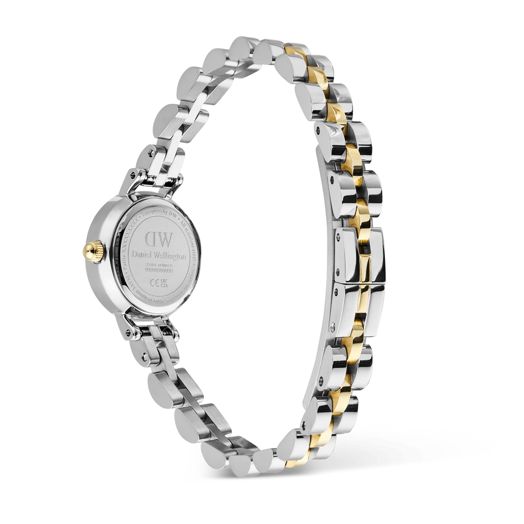 Mini arco piccolo a 3 anelli bicolore oro