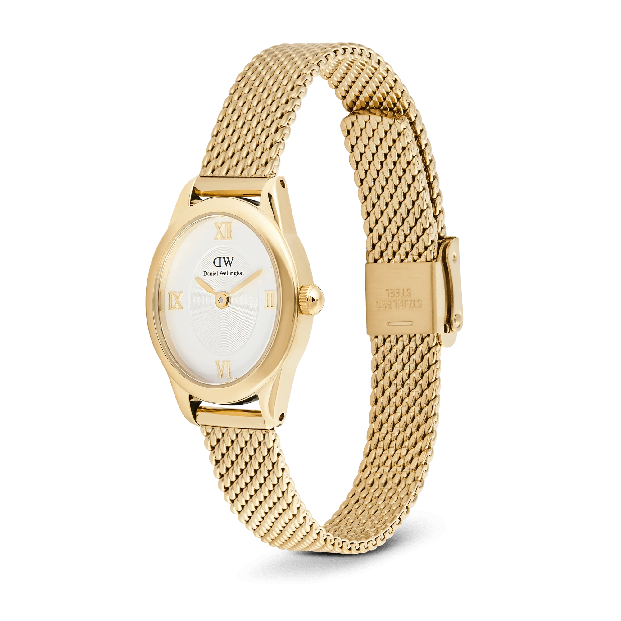 Ophelia Mini Mesh Bianco Oro