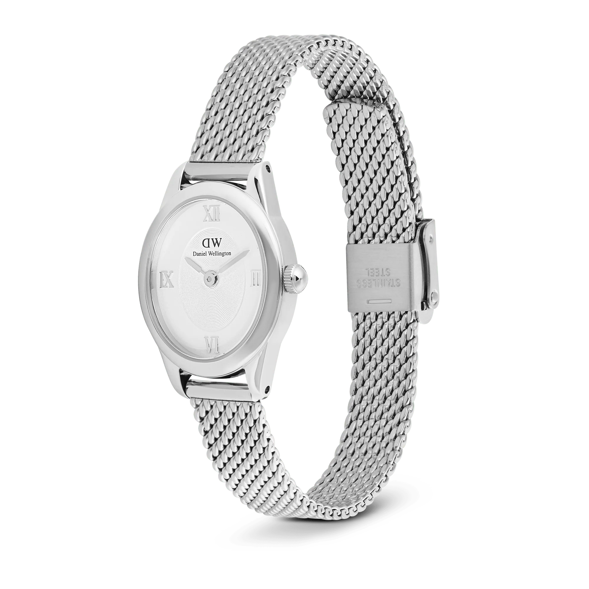 Ophelia Mini Mesh Bianco Argento